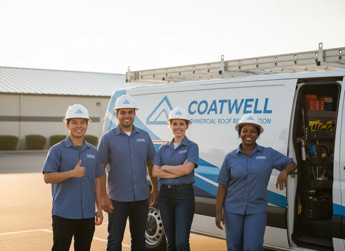 Commercial roof coating company in Conklin, MI